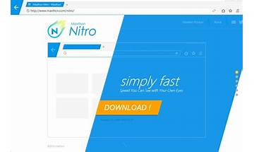 Maxthon Nitro: App Reviews; Features; Pricing & Download | OpossumSoft